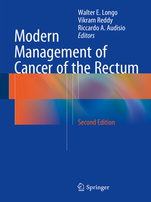cover image of Modern Management of Cancer of the Rectum